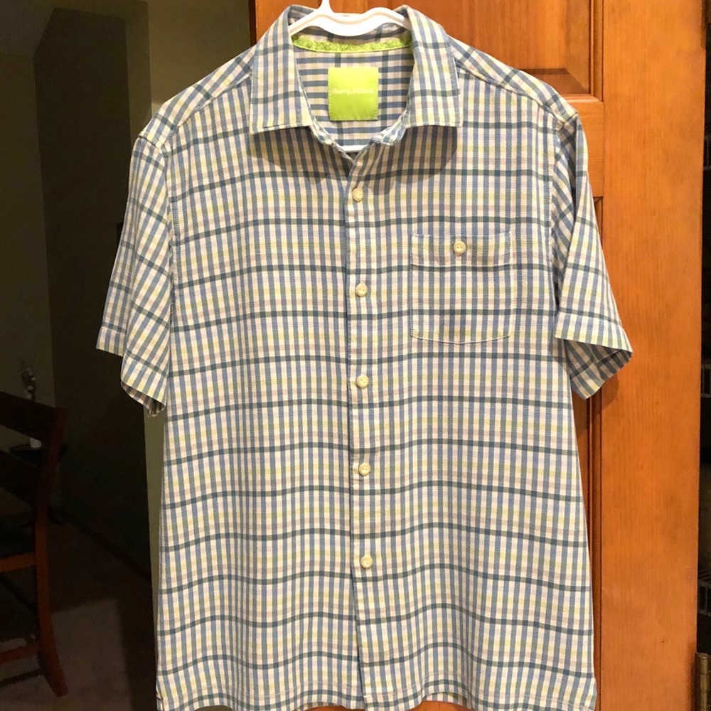 Tommy Bahama Silk Button Down Shirt Medium